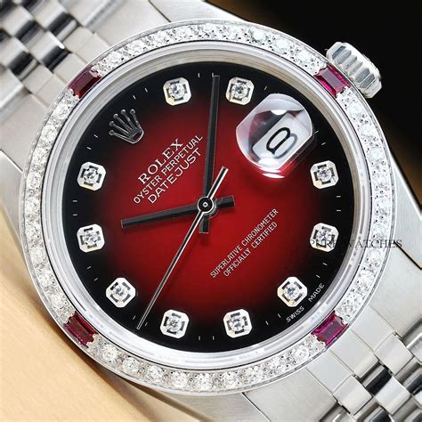 rolex datejust ruby|Rolex just date ebay.